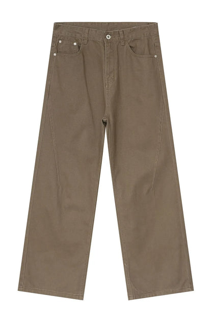 Men's Mid-Rise Straight-Leg Jeans