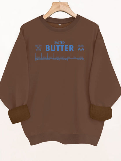 Round neck fleece hoodie