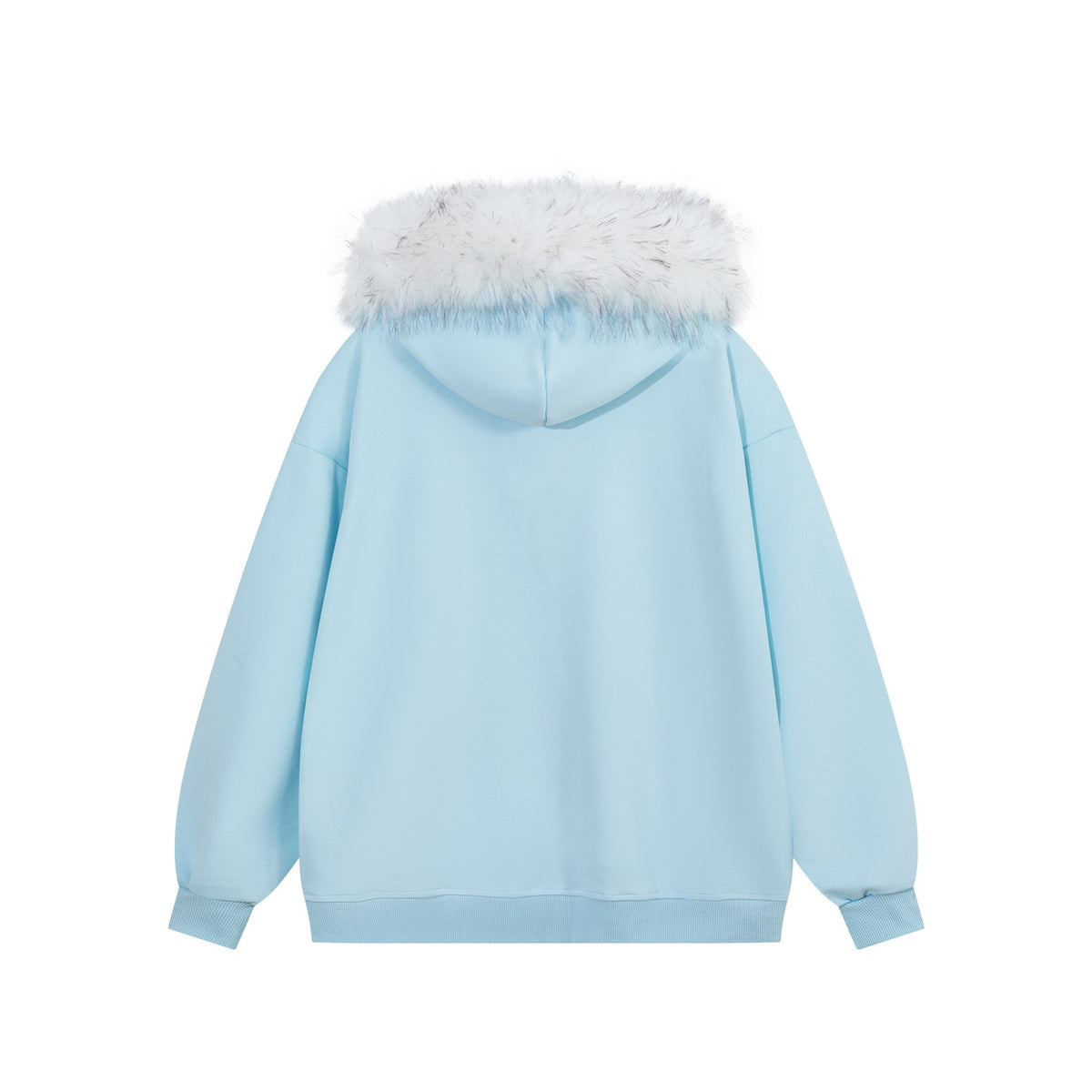 Doll figure printed hoodie