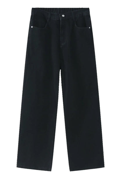 Wide Leg Jeans with Pockets
