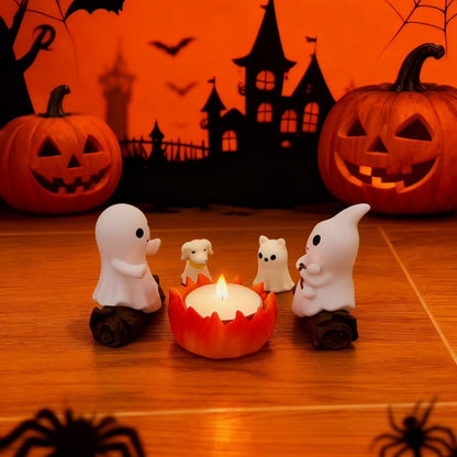 Halloween Ghost Campfire Gathering Decoration