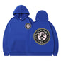 Letter Print Long Sleeve Pullover Hooded Sweatshirt