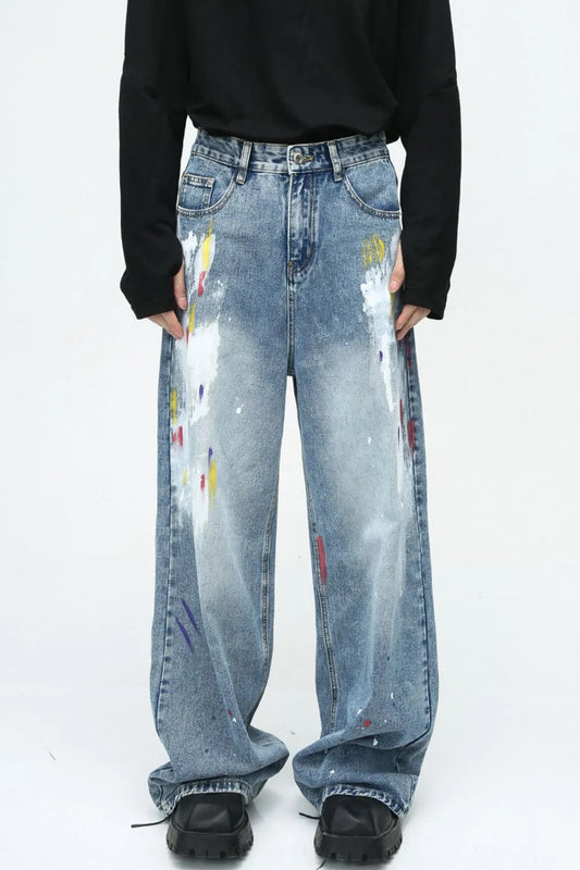 Painting Jeans with Pockets
