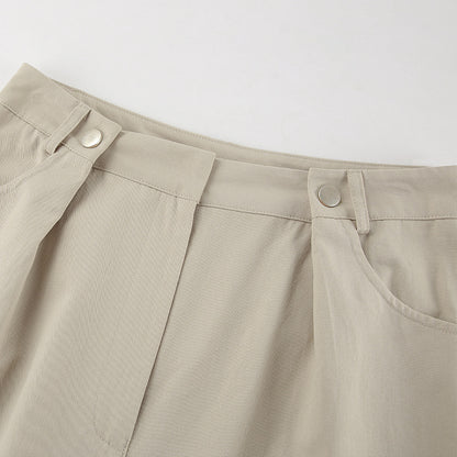 European and American Cowboy High Waist Wide Foot Versatile Casual Pants for Women