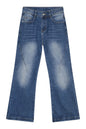 Washed Jeans with Pockets