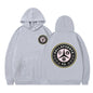Letter Print Long Sleeve Pullover Hooded Sweatshirt