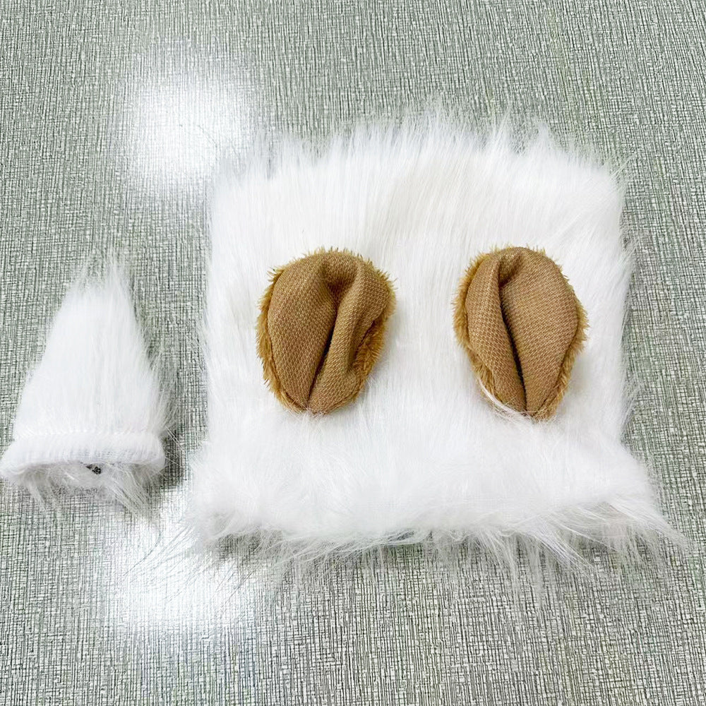 Fun Lion Head Mask with Ears for Pets - Animal Transformation Costume