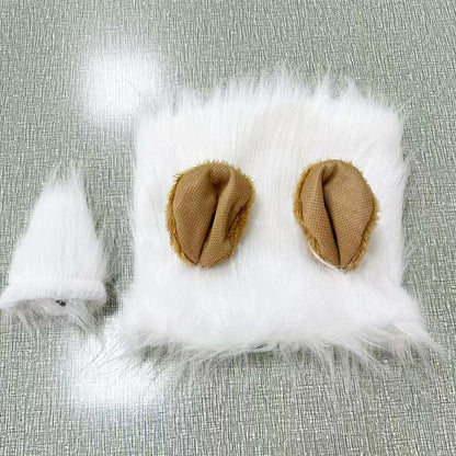 Fun Lion Head Mask with Ears for Pets - Animal Transformation Costume