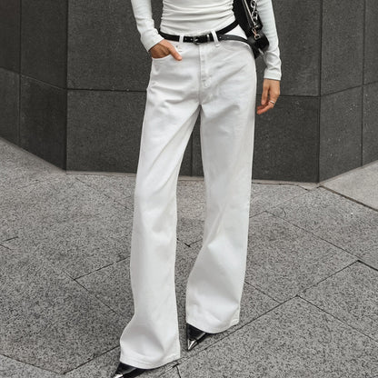 European and American style personalized fashion temperament versatile commuting pants