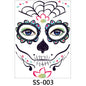 Halloween face sticker