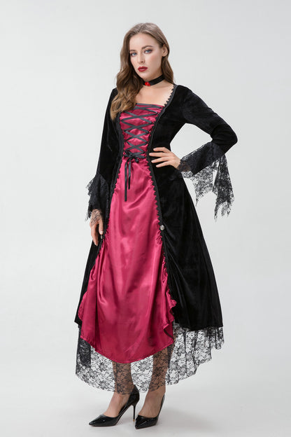 Halloween costume Gothic vampire queen dress