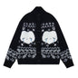 Stand up collar cow horn buckle jacket