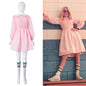 Stranger Things Cosplay Pink Dress, Eleven Cosplay Costume, Girl's Performance Dress