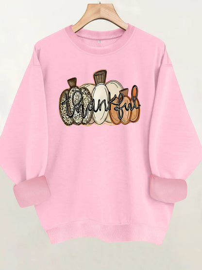 Round neck fleece hoodie