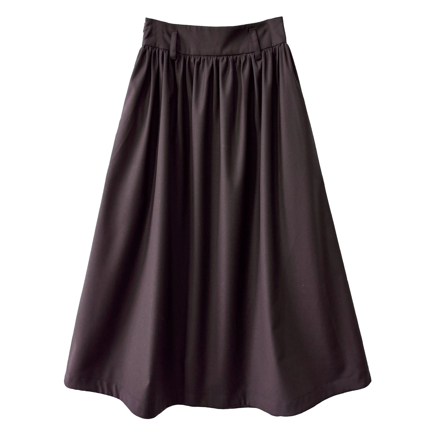 High-Waisted Pleated A-Line Maxi Skirt for Women  Hip-Hiding Slimming Commute Versatile Half Skirt