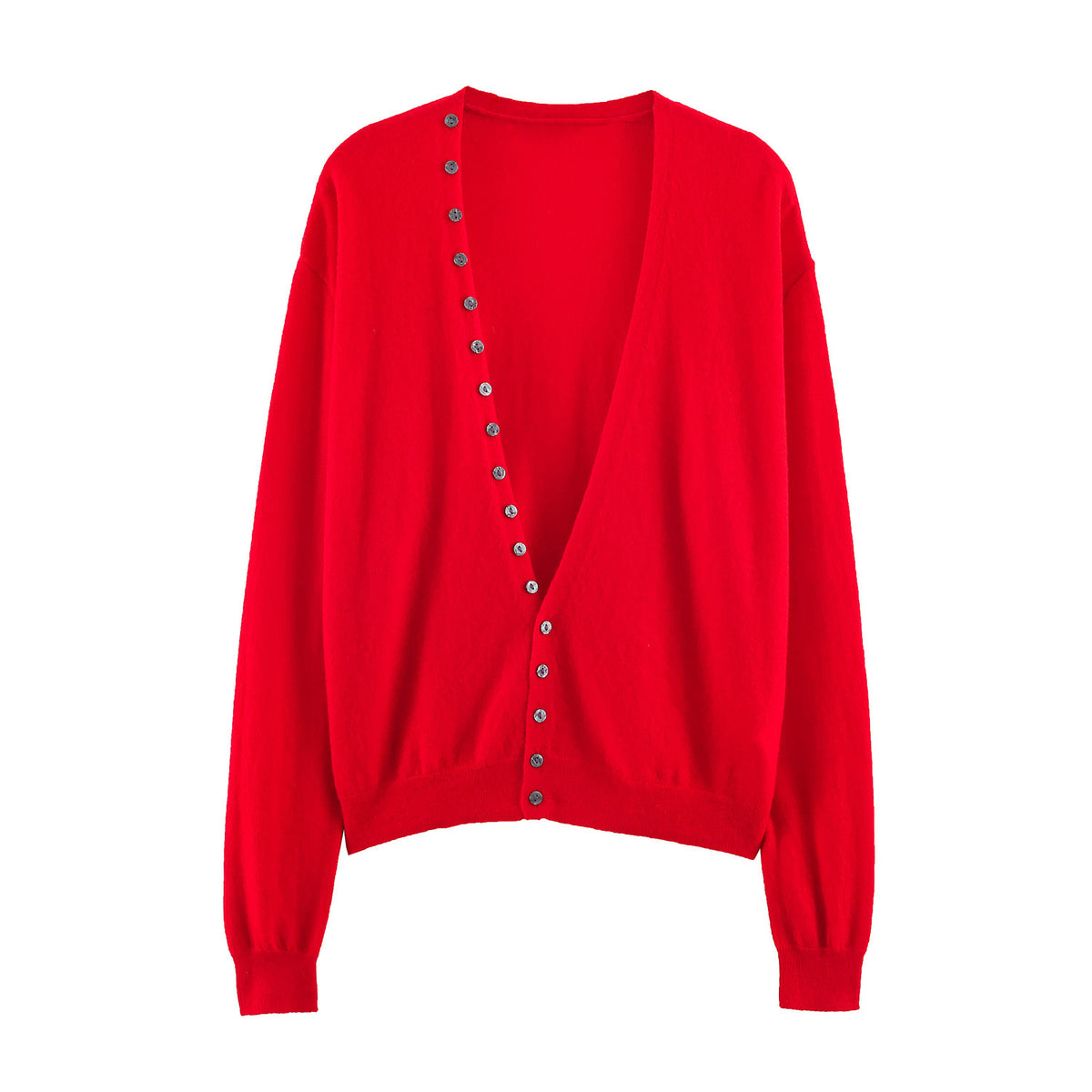 V-neck long sleeved sweater