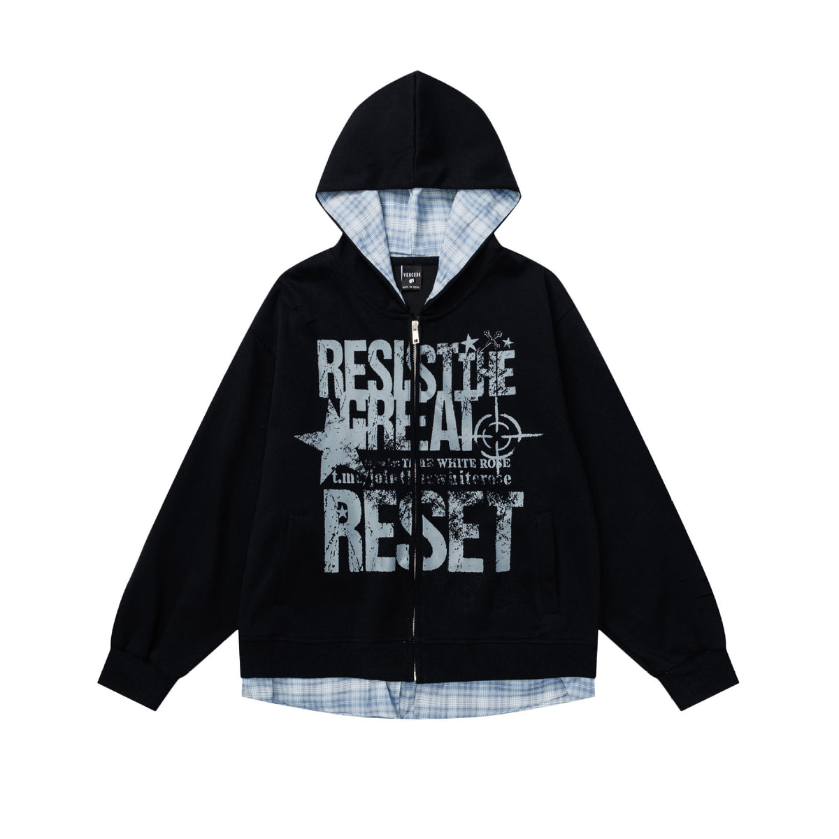Letter printed hoodie
