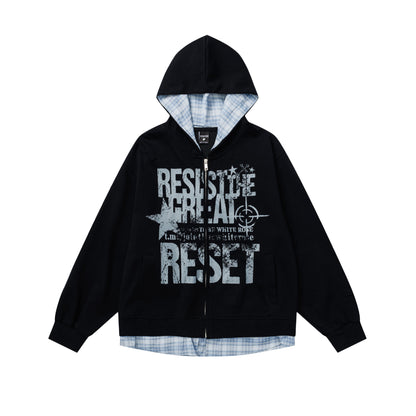 Letter printed hoodie