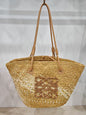 Straw beach bag