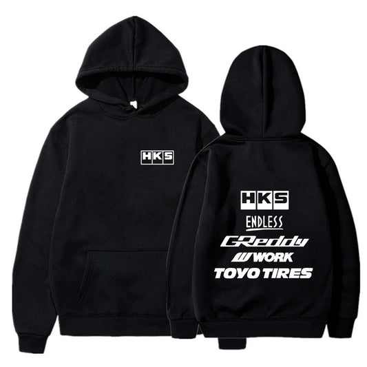 Men's Cool Hoodie Japan JDM Modified Car HKS ENDLESS Hoo