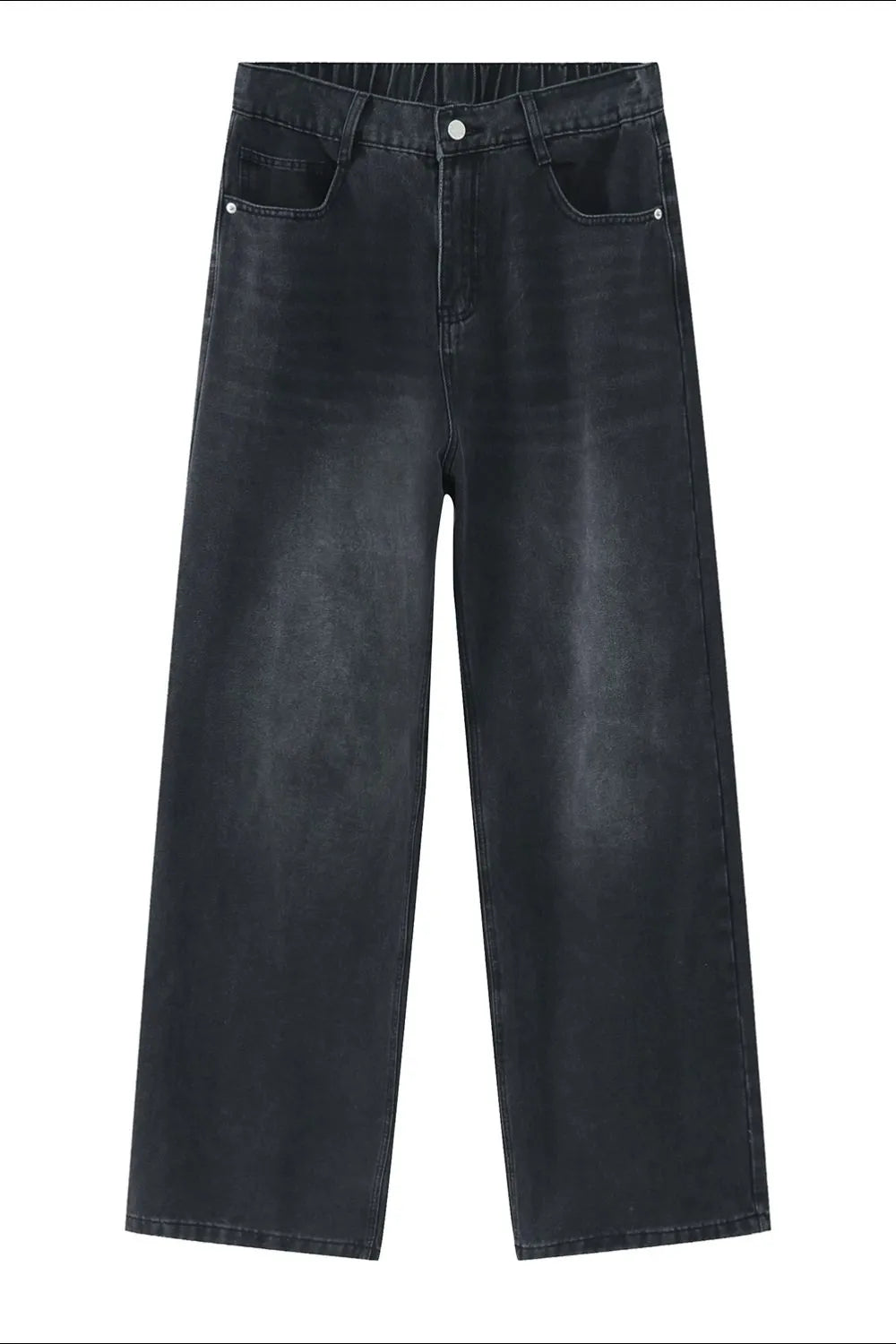 Wide Leg Jeans with Pockets