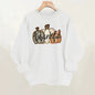 Round neck fleece hoodie