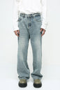Mid Rise Jeans with Pockets