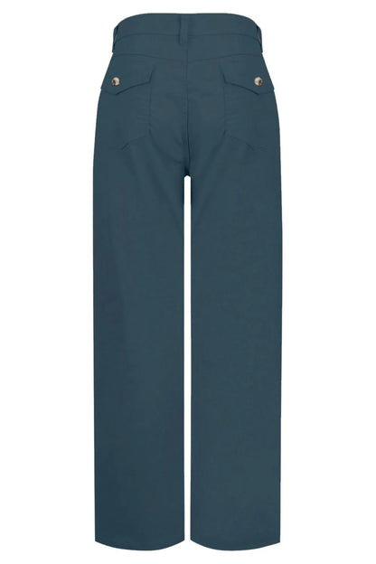 High Waist Jeans with Pockets