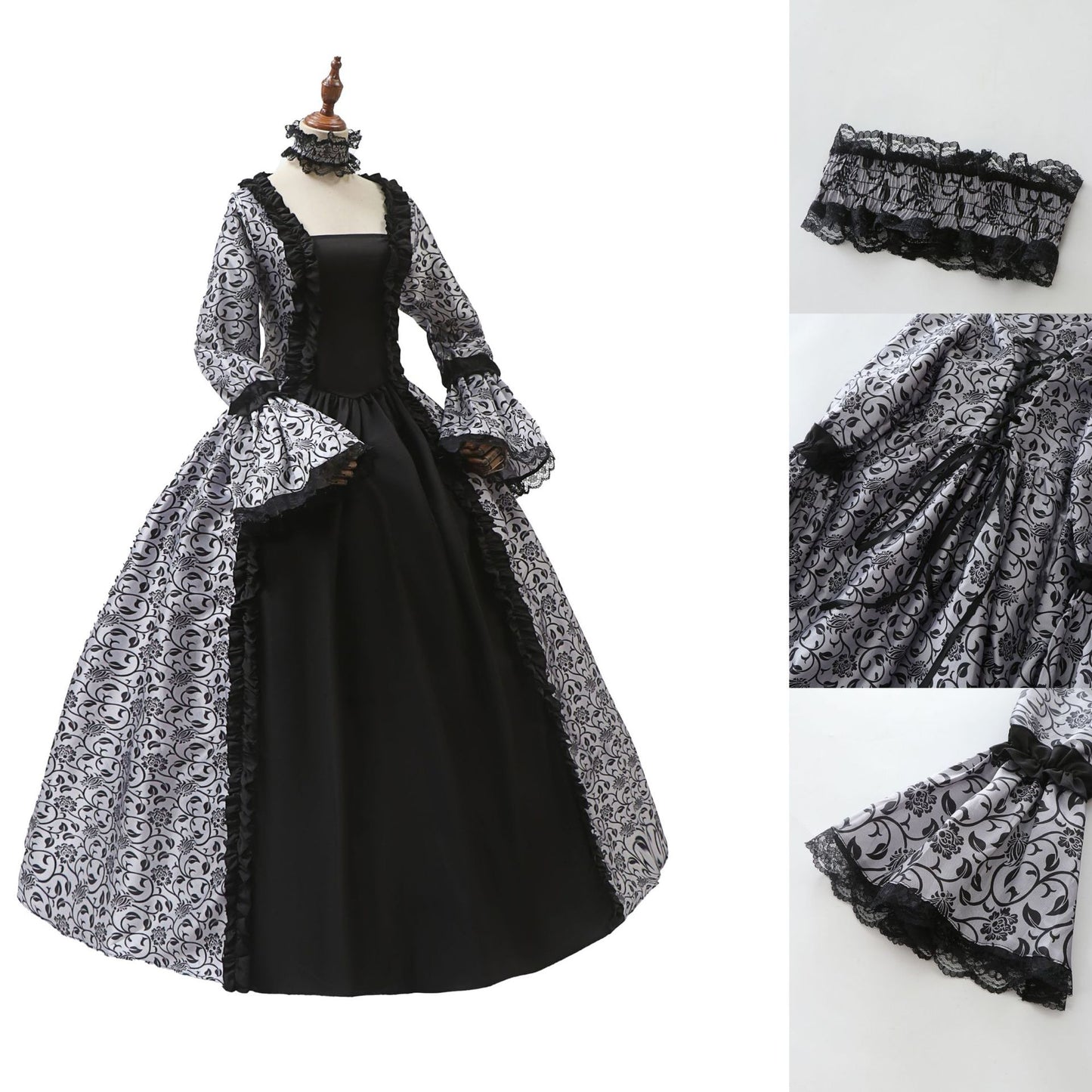 Halloween Victorian retro costume