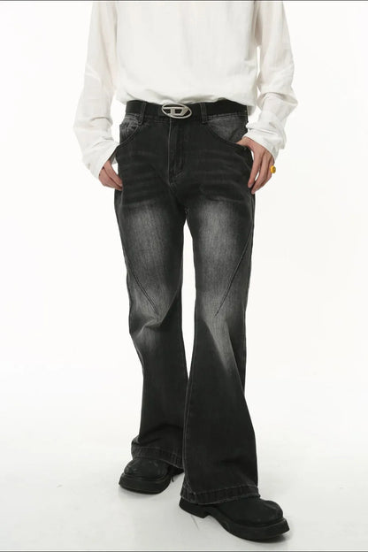 Washed Jeans with Pockets