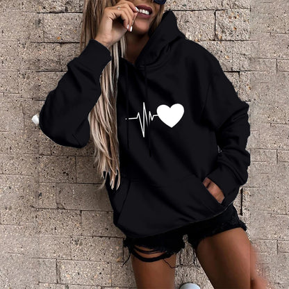 Style Creative Letter Graphic Unisex Hoodie Sweatshirt