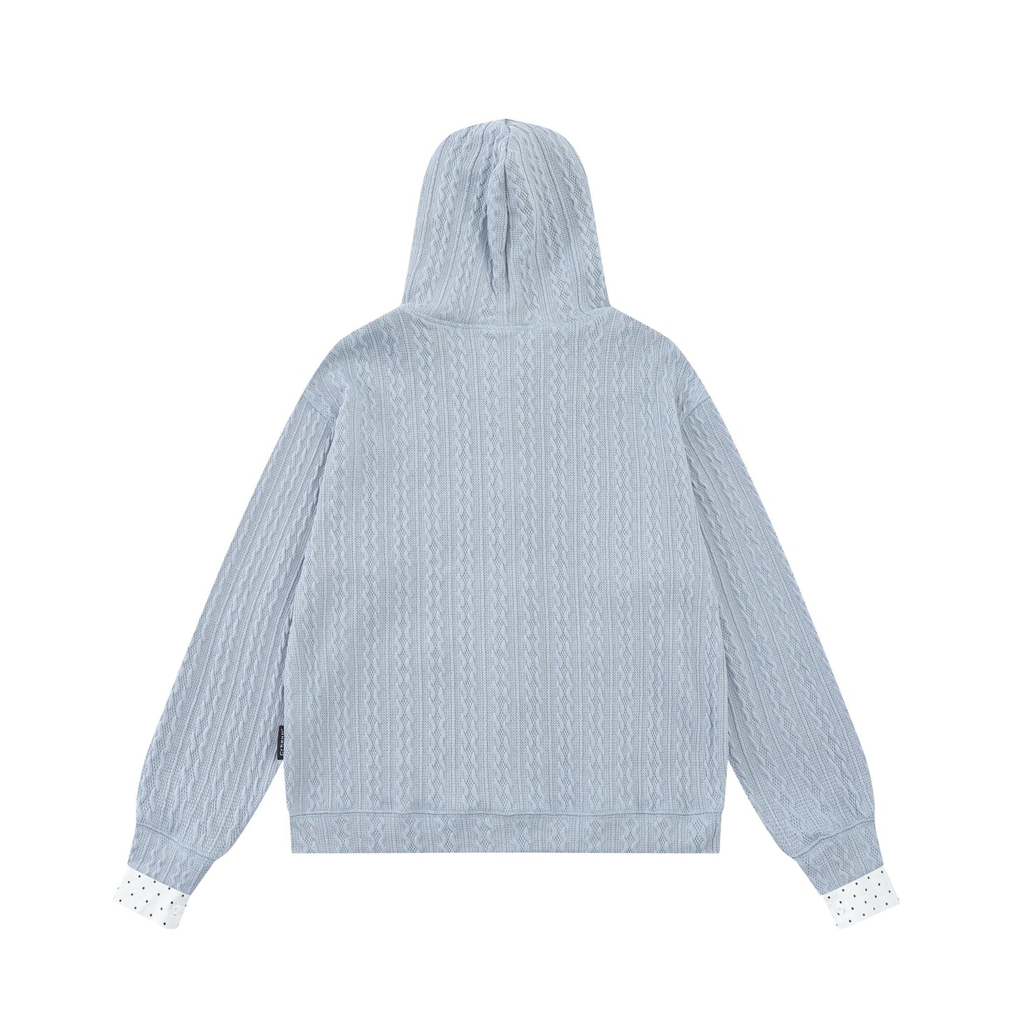 Angel wing embroidered hoodie