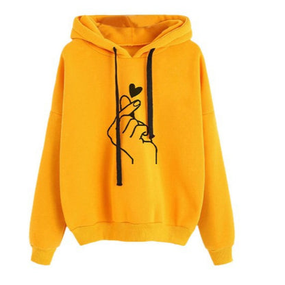 Women's Casual Printed Planet Graphic Hooded Sweatshirt