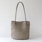 Woven bucket bag single shoulder women's bag