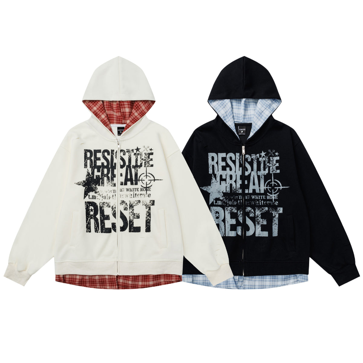 Letter printed hoodie
