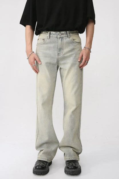 Mid Rise Jeans with Pockets