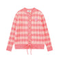 Wide striped texture jacket