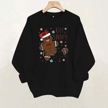 Round neck fleece hoodie