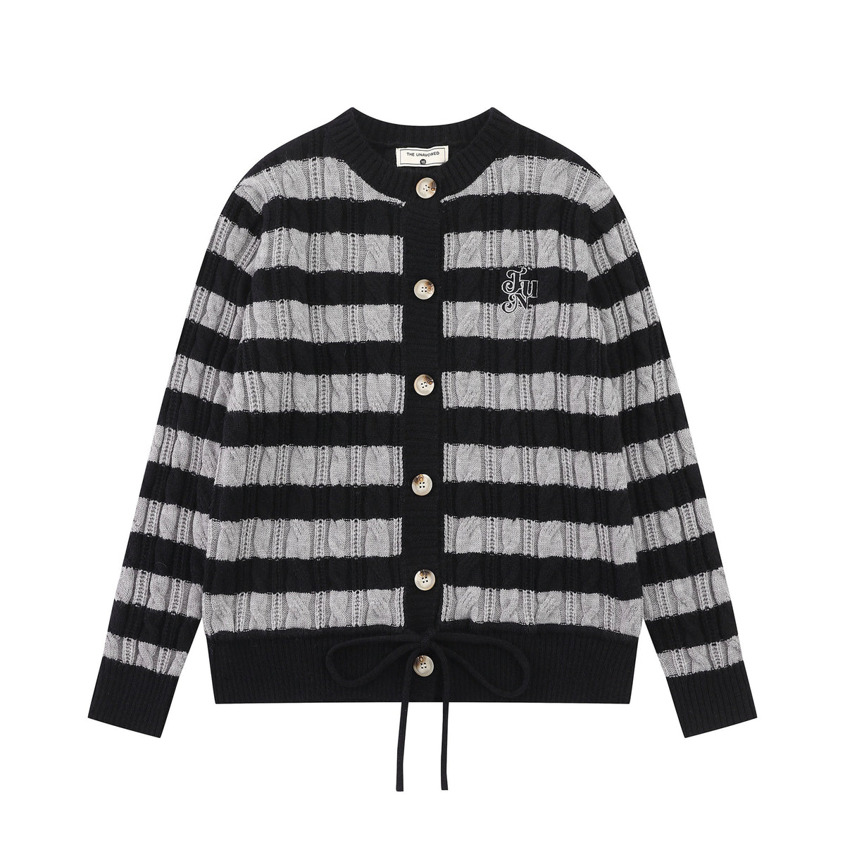Wide striped texture jacket