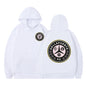 Letter Print Long Sleeve Pullover Hooded Sweatshirt