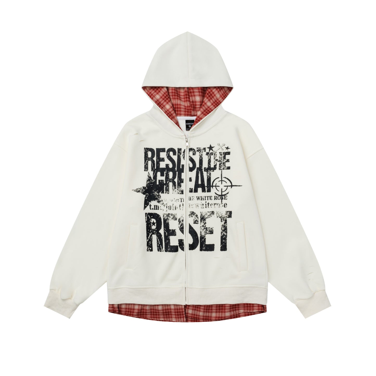 Letter printed hoodie
