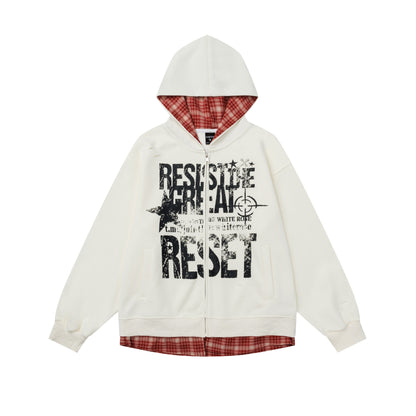 Letter printed hoodie