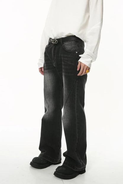 Washed Jeans with Pockets