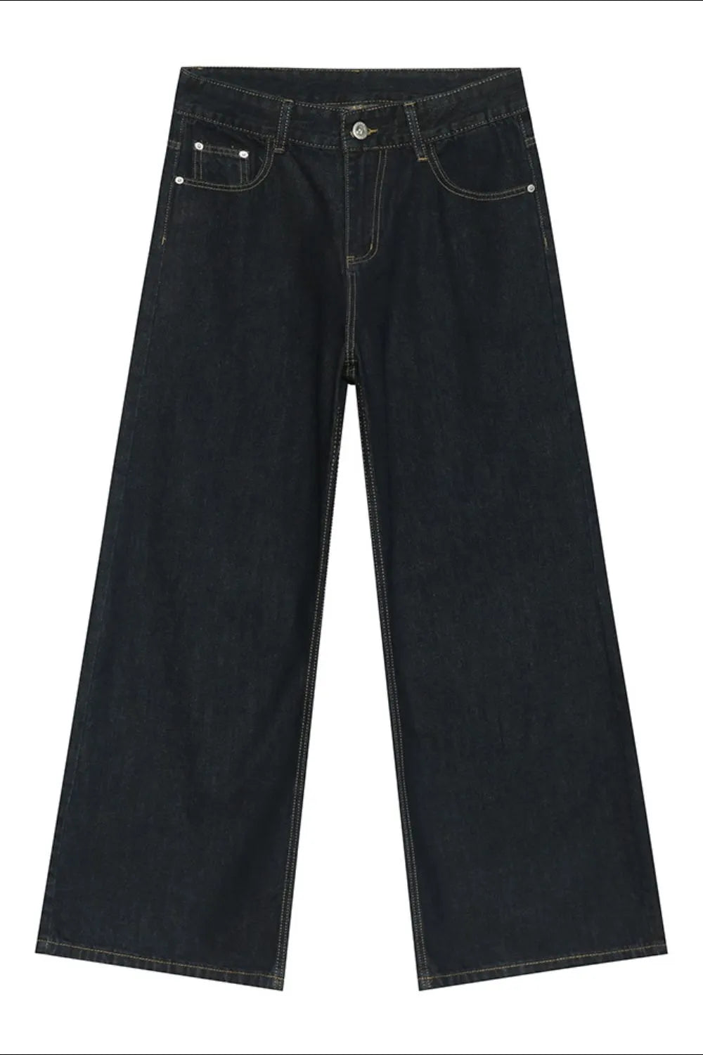 Wide Leg Jeans with Pockets