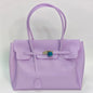 Jellyfirkin New Summer Style Kiiikiii Jelly Tote Shoulder Bag Large Capacity Underarm Bag
