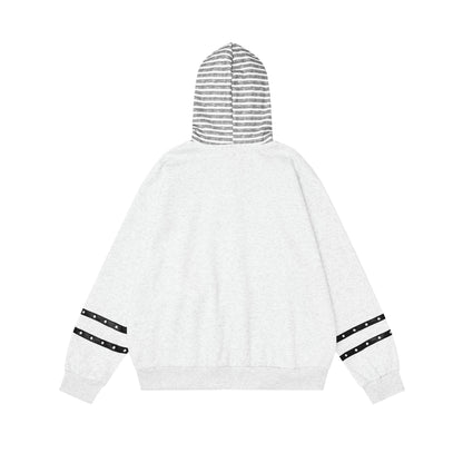 Girl hooded loose fitting men's and women's hoodie