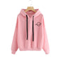 Women's Casual Printed Planet Graphic Hooded Sweatshirt