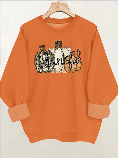 Round neck fleece hoodie