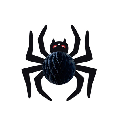 Halloween Decoration Honeycomb Ball Hanging Ornament Halloween Party Decoration Pumpkin Spider 3D Honeycomb