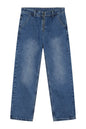 Mid Rise Baggy Jeans with Pockets